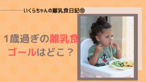 いくらちゃんの離乳食日記⑩1歳になった今、食べているものや量。離乳食のゴールとは?